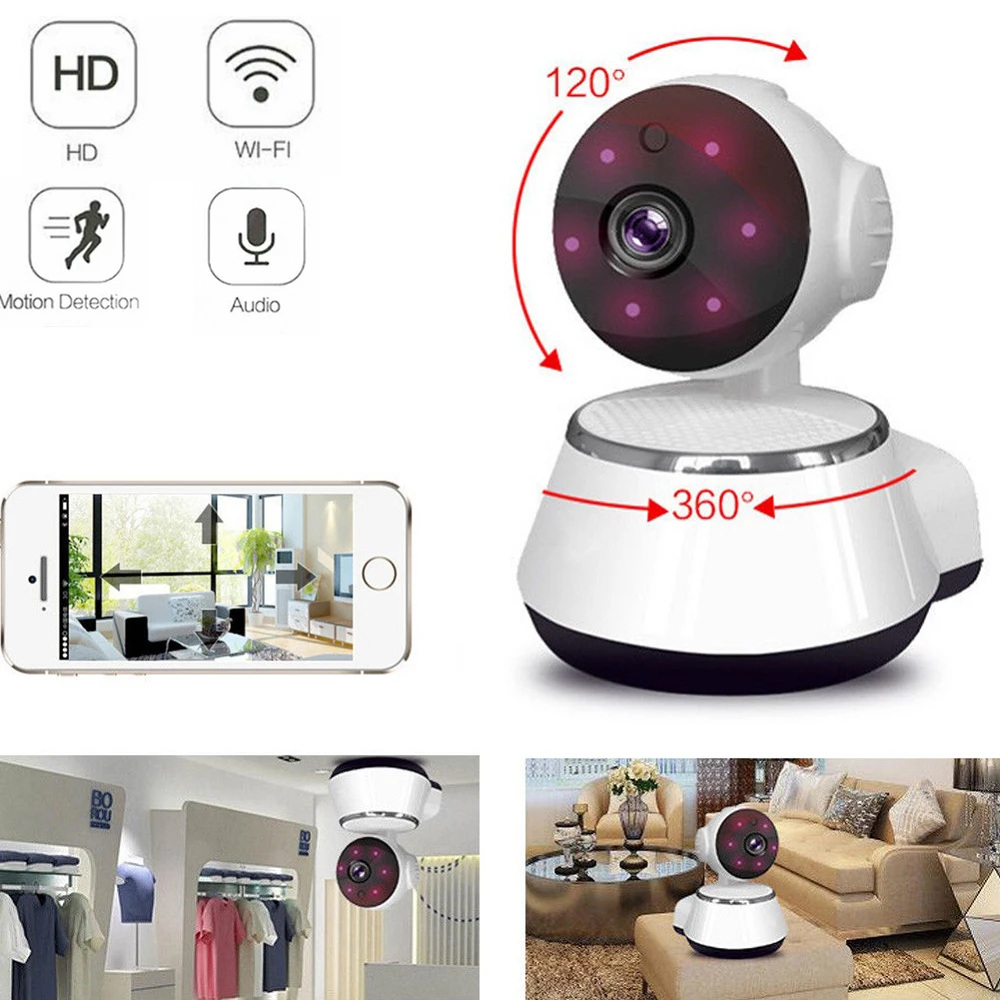 ГОРЯЧАЯ 1080P HD Wifi IP камера Домашняя безопасность двухсторонняя аудио Смарт wifi Аудио CCTV камера Детский Монитор дропшиппинг