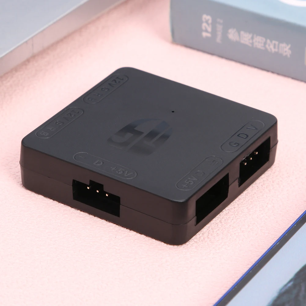 5V 3 Pin до 12V 4 коробка передач с концентратор usb 5 В 12 материнская плата RGB