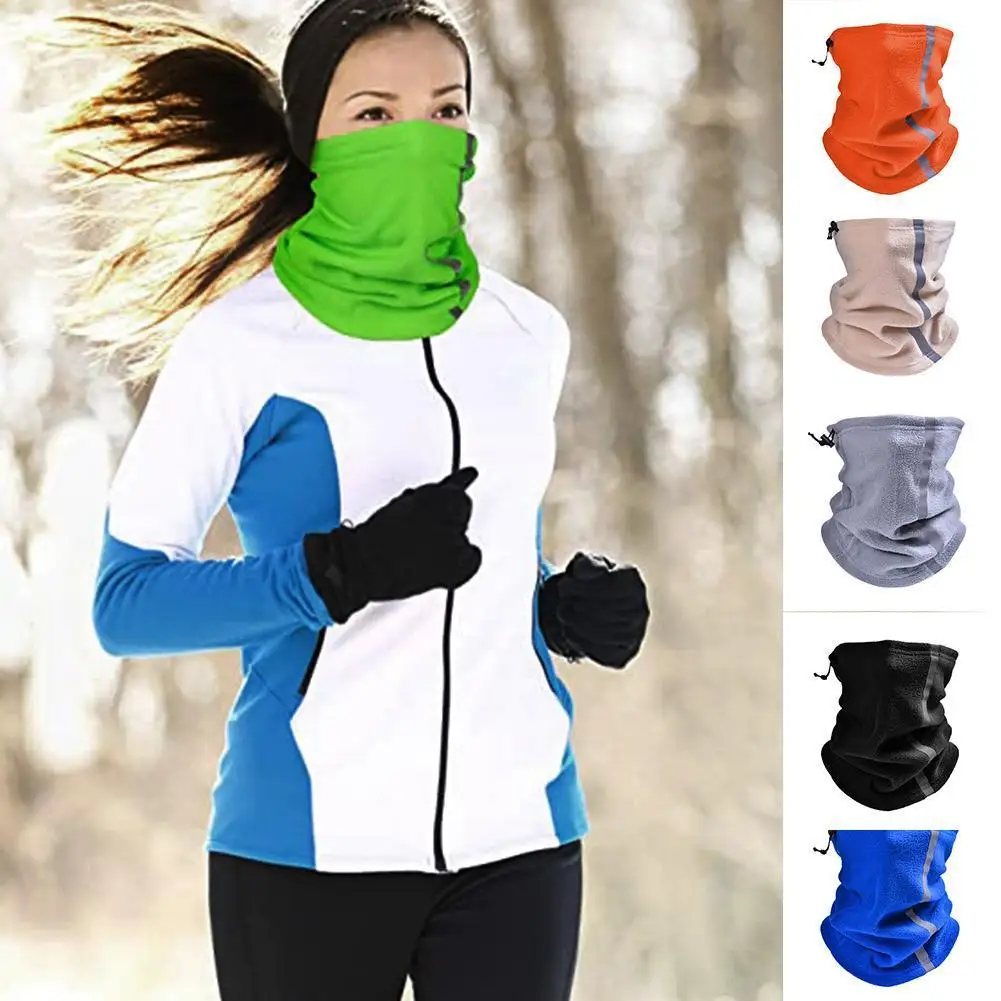 

Cold Weather Polar Fleece Thermal Neck Gaiter Tube Scarves Warm Face Cover Winter Snowboard Headband Men Women Cycling Headgear
