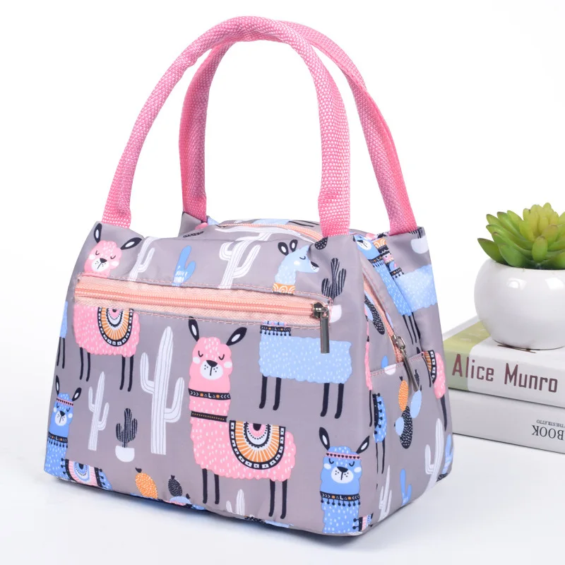 

BRIVILAS thickened insulation women lunch bag cold storage bag outdoor picnic travel insulation bag waterproof foil lunch box