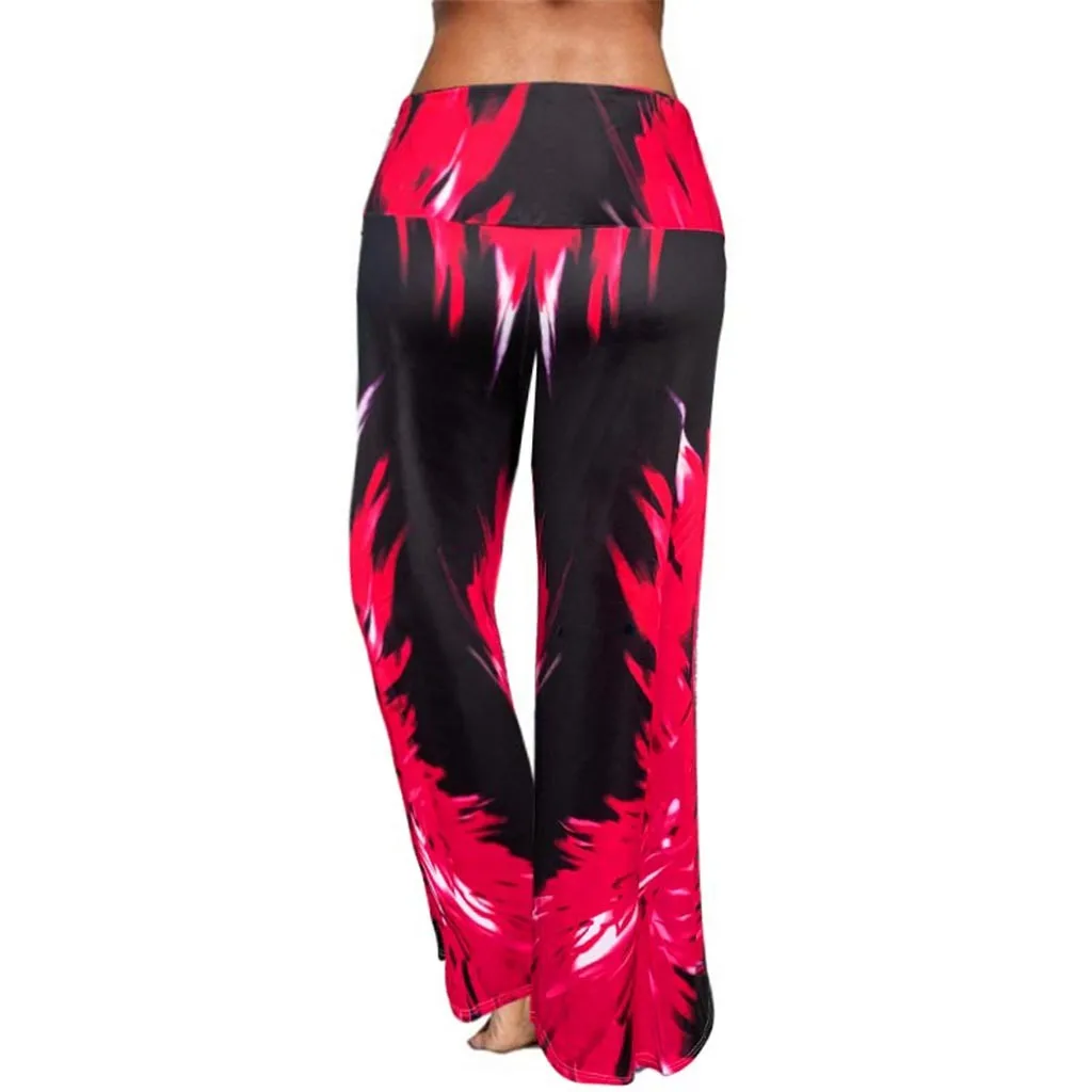 Повседневные Прямые длинные пляжные брюки с широкими штанинами размера плюс 5xl