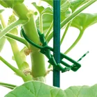 Регулируемые садовые кабельные стяжки 100 шт., многоразовая поддержка для альпинизма, зажимы для прививки овощей, держатель для растений