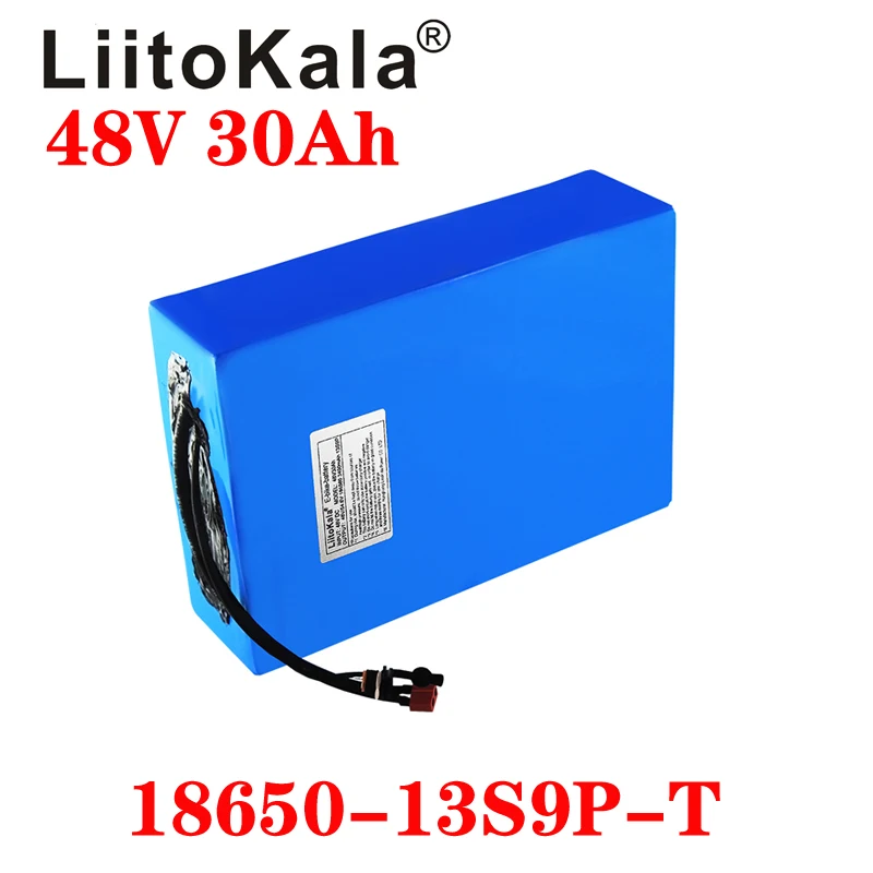Литий ионный аккумулятор LiitoKala 48 В 30 А · ч 1000 Вт ч|Комплекты батарей| |