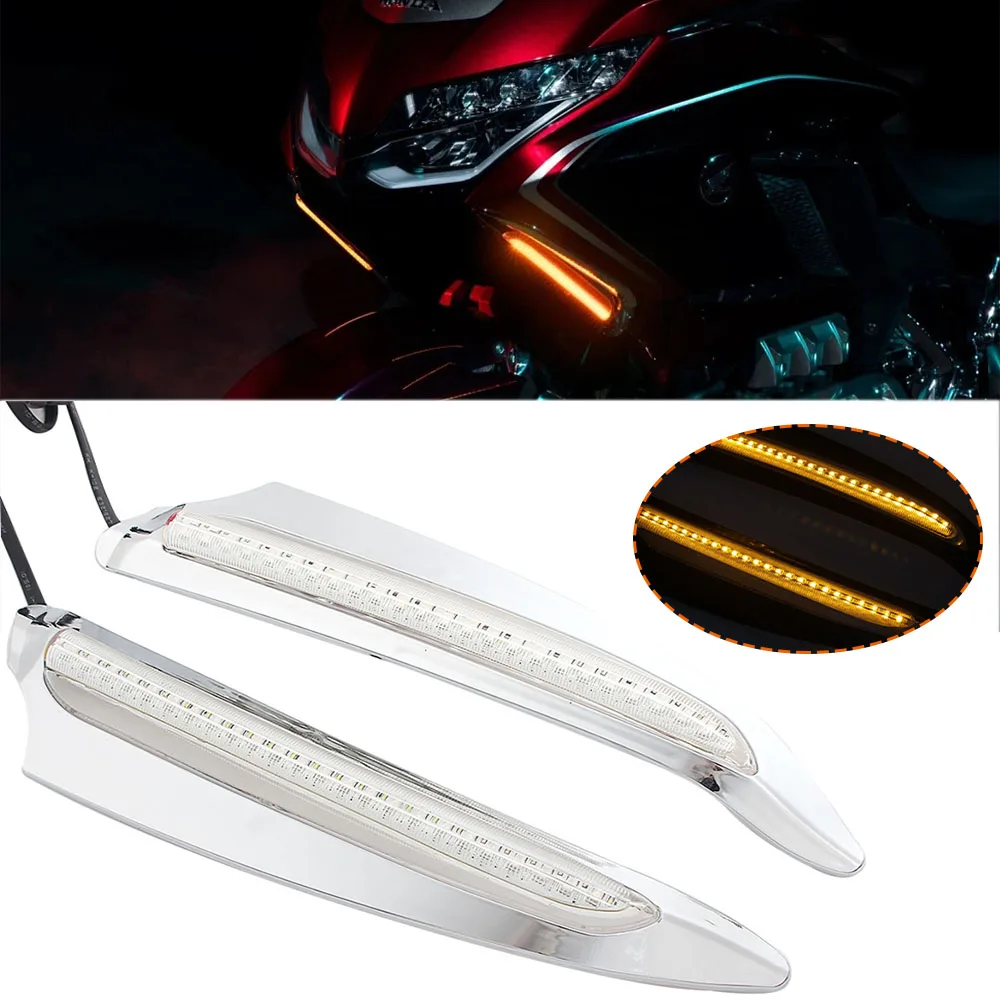 

Комплект светодиодных сигналов поворота для HONDA Gold Wing 1800 GL 1800 F6B GL1800 2018-UP