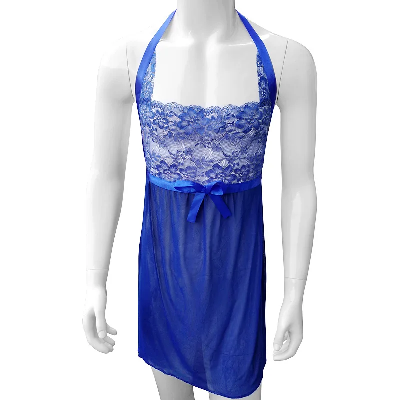 Прозрачное платье для трансвеститов экзотические мужские костюмы гофрированное