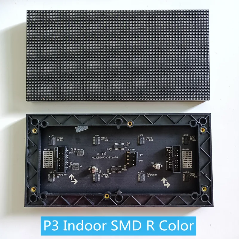 P3 SMD светодиодный модуль 64x32 матрица SMD2121 красный светильник ний экран цвет