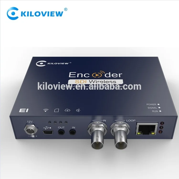 

Kiloview E1 HD SDI IPTV Live Streaming to IP Server System Wired H.264 Video Encoder