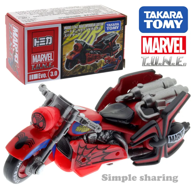 Tomy Takara Tomica литой под давлением автомобиль игрушка Marvel Мелодия Evo.3.0 дорога