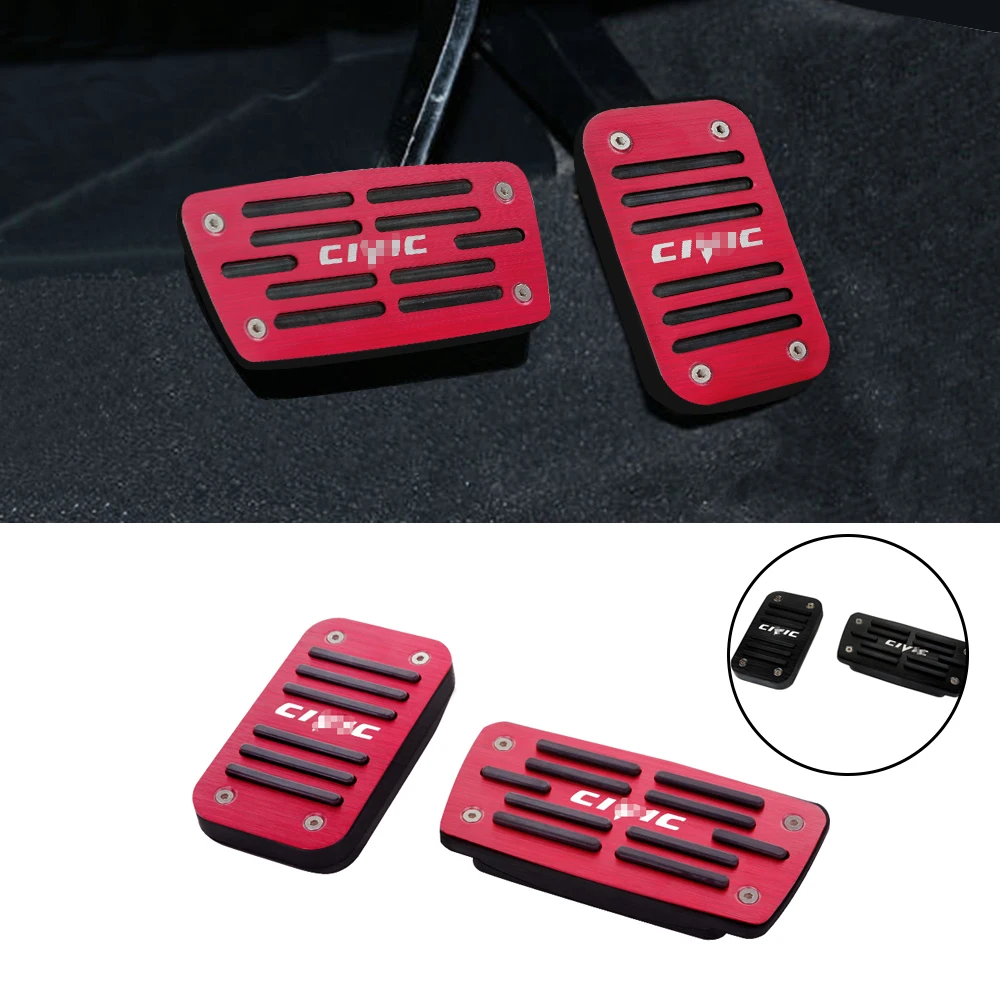 

Накладка на педаль тормоза Senzeal, силиконовая, алюминиевая, для Honda 10 поколения, Civic 2016, 2017, 2018, 2019, 2020