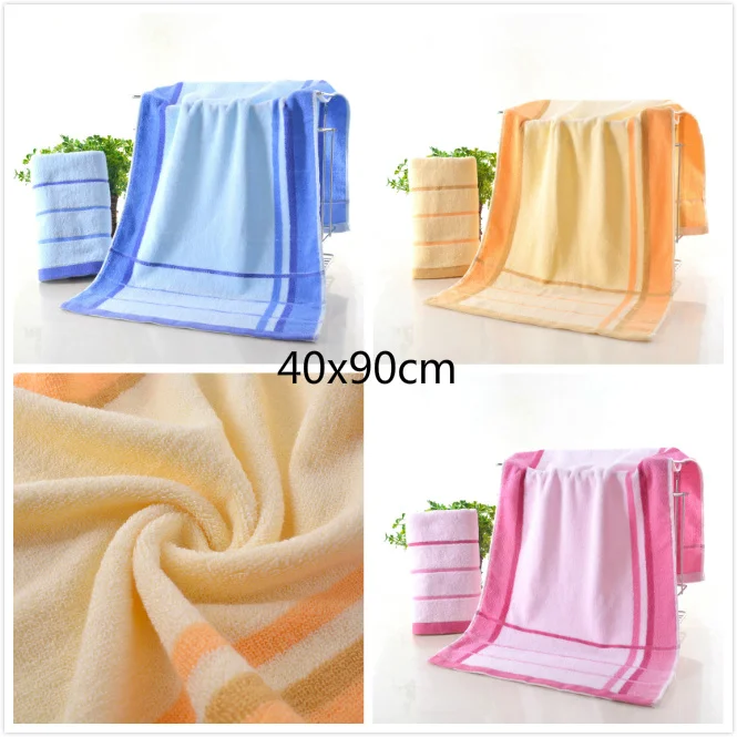 

40x90cm Cotton Splice Jacquard Men And Women Home Washcloth Travel Business Yoga Bathroom Bath Large Towel Gifts Beach Toallas