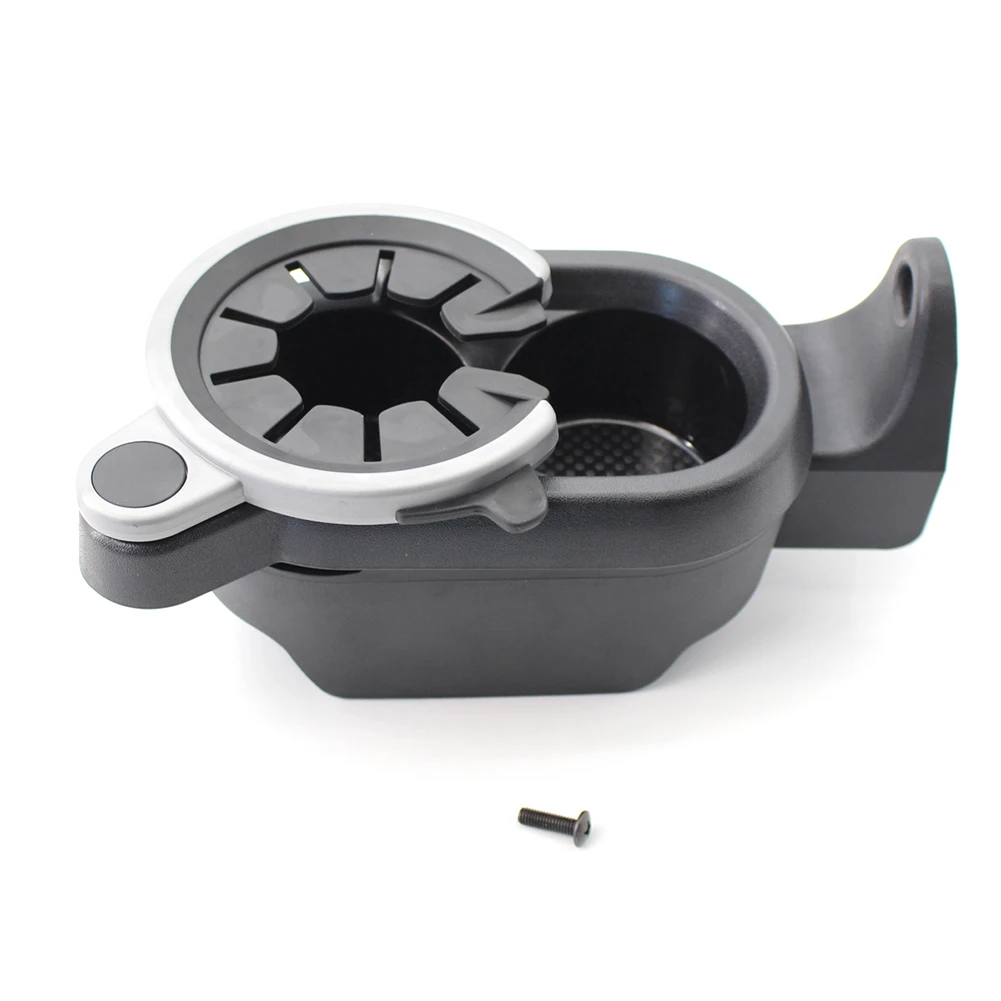 

Car Console Cup Holder 2 Slots and1 Swivel Tray Seat Organizer Car Console Water Cup Holder Drink Holder for Smart Fortwo