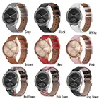 Ремешок из натуральной кожи для умных часов Garmin Vivomove HR, Цветочная повязка, регулируемый цветок, тонкий спортивный сменный Браслет