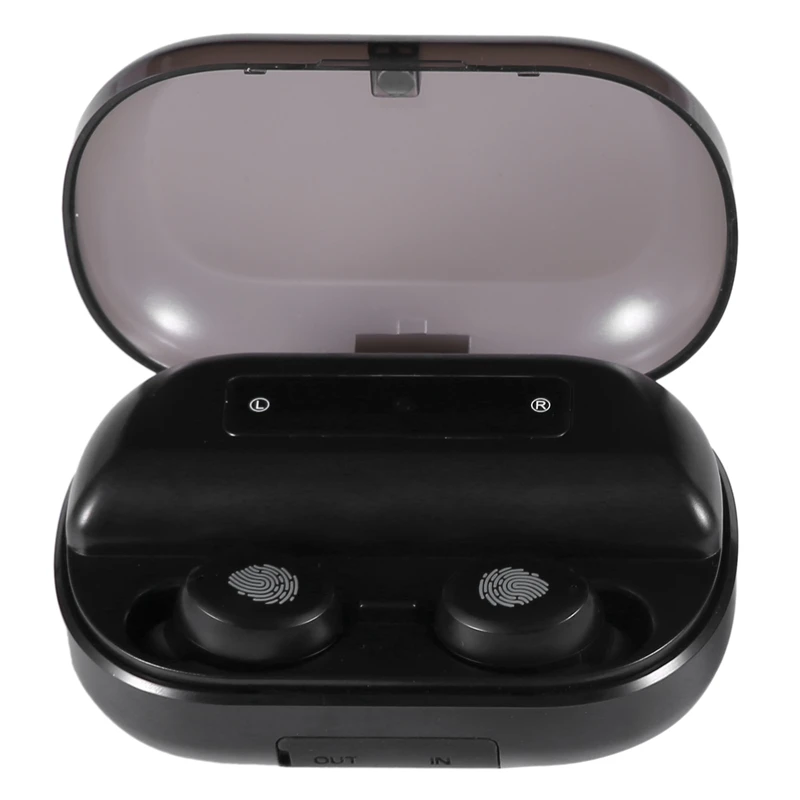 V11 пресс цифровой дисплей мусорная корзина с бинауральной в ухо беспроводной