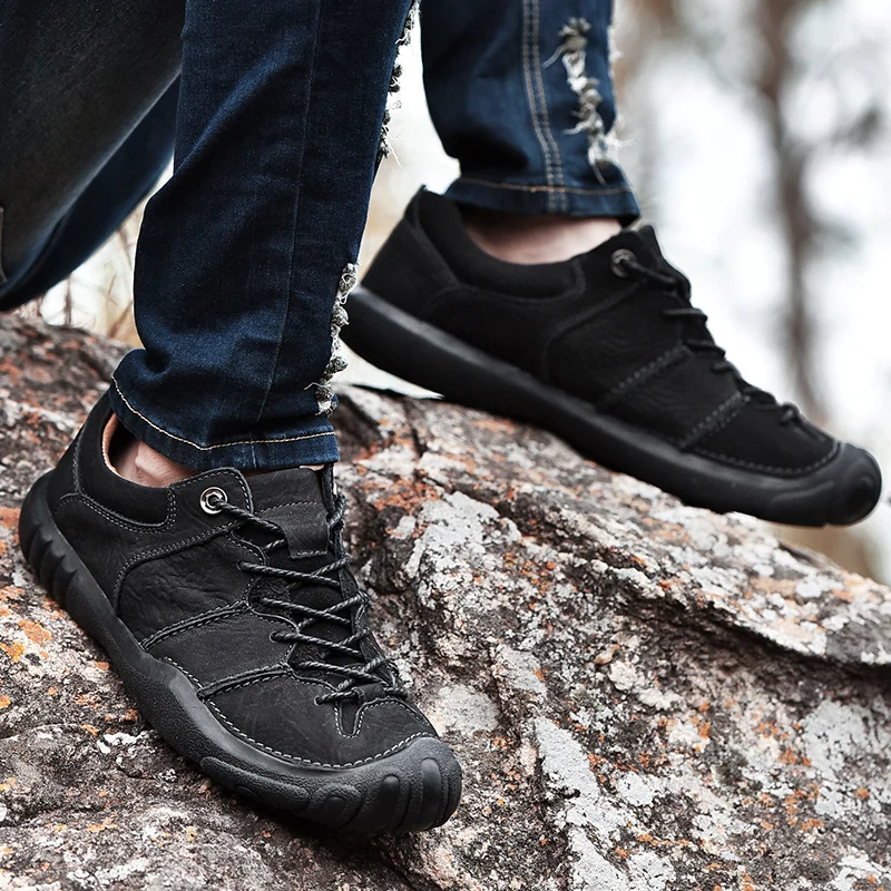 

2021New Fashion Casual Walking Shoes Breathable Slip on Shoes Mens Lace Up Flats Comfortable Lightweight Sneakers Footwear