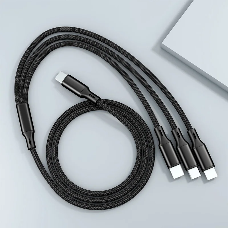 

3In1 Usb C Cable Type C To Type C Micro Usb 8Pin Cable Pd Usb C Charger Fast Charge Usbc for Phone Tablet Tipo C 3 In 1 Cord