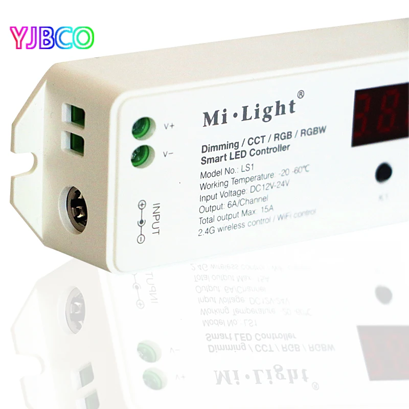 MiBOXER FUT090 2.99 ZONE Tracklight Remote LS1 4 in 1 Smart LED Controller for Single Color CCT RGB RGBW Strip DC12V 24V 15A | Освещение