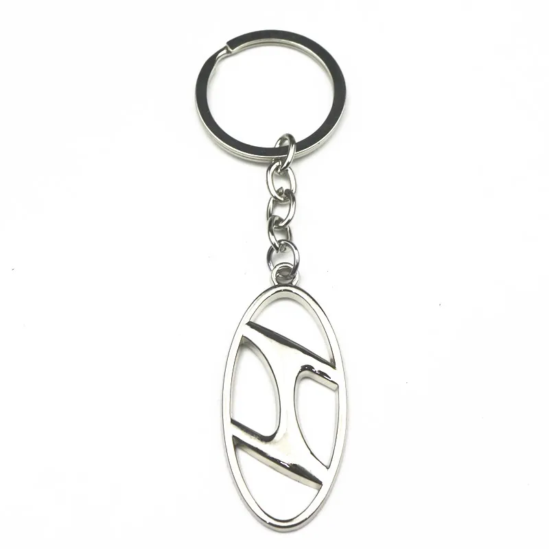 1 шт. 3D металлический сплав автомобильный Стайлинг модный брелок для ключей Solaris