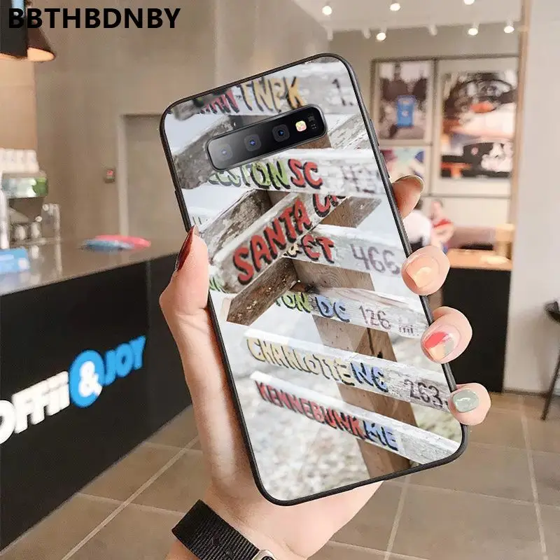 Чехол для телефона дорожные знаки DIY печать рисунок чехол samsung S9 plus S6 edge S7 S8 S10 plus| |