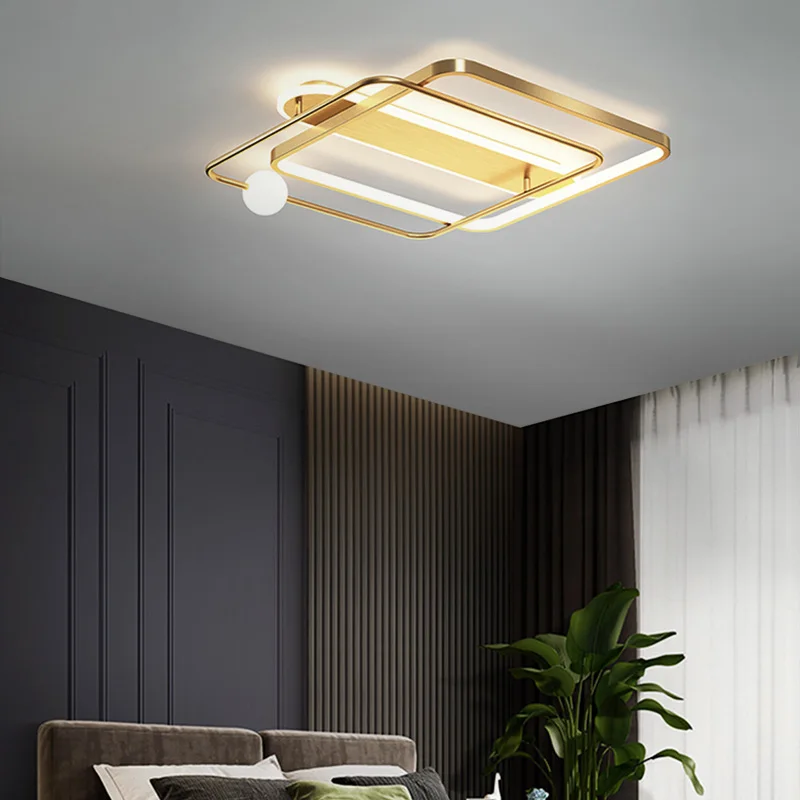 

LED Ceiling Light Round Gold Black Frame Indoor Lamps For Kitchen Hallway Decor Living Dining Room Bedroom Bathroom Fixture