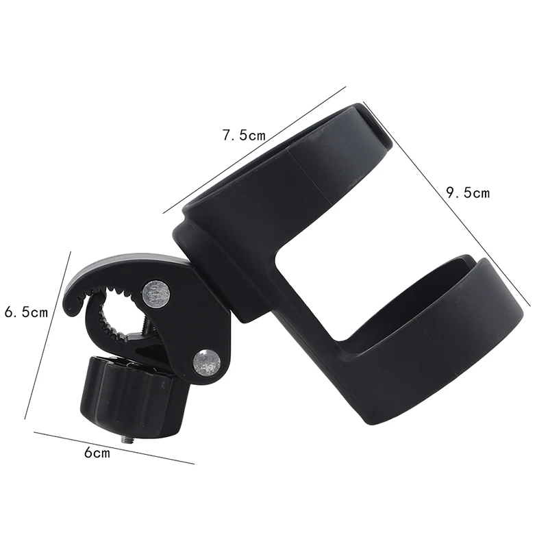 

Universal Rack Cup Holder Baby Cup Stroller Convenience Stroller Adjustable 360 Degree Rotation Portable Milk Bottles