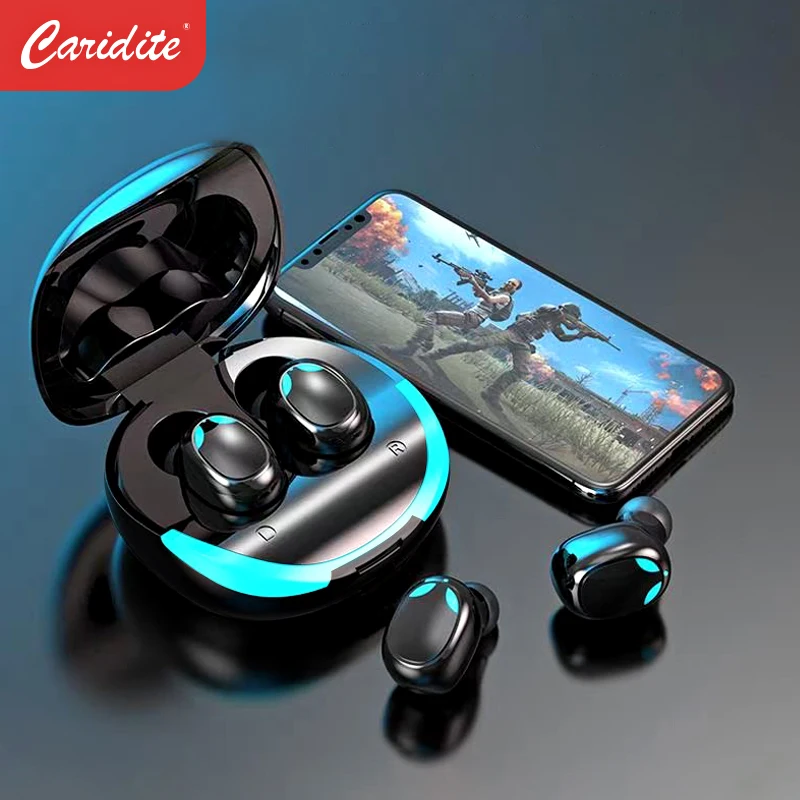 

2022 New Gaming Gaming Bluetooth Headset 5.0 Noise Reduction Touch Digital Display Low Latency Sports Waterproof Mini Binaural