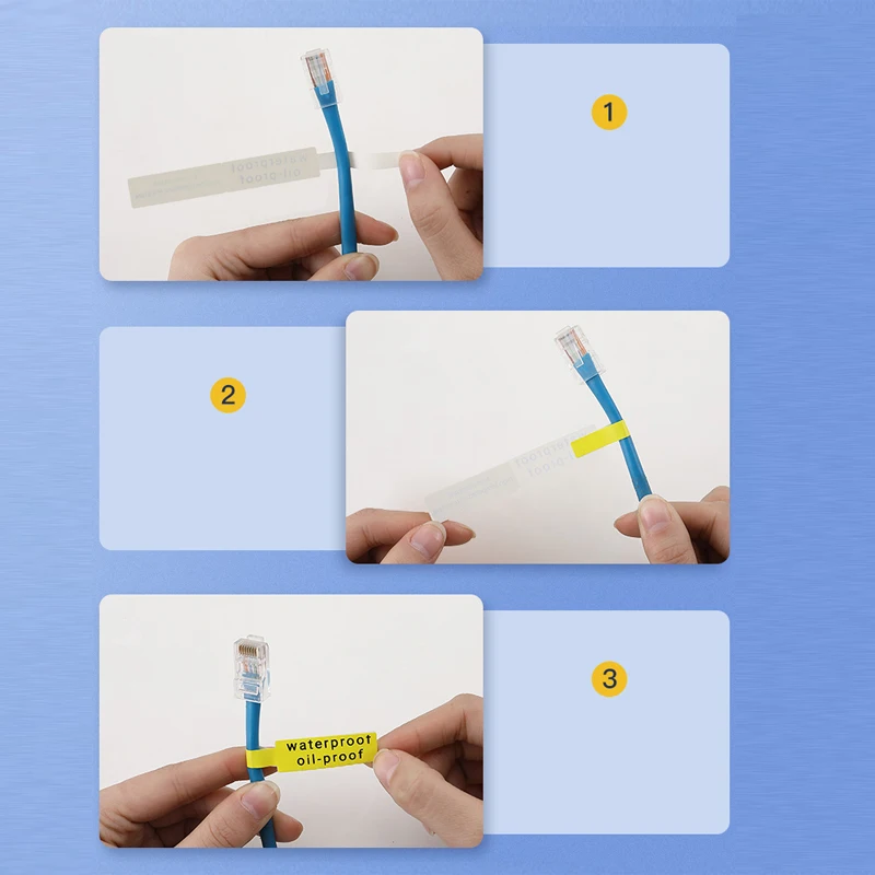 D11Cable принтер для печати этикеток термопринтер ручной мини-принтер ярлыков Bluetooth