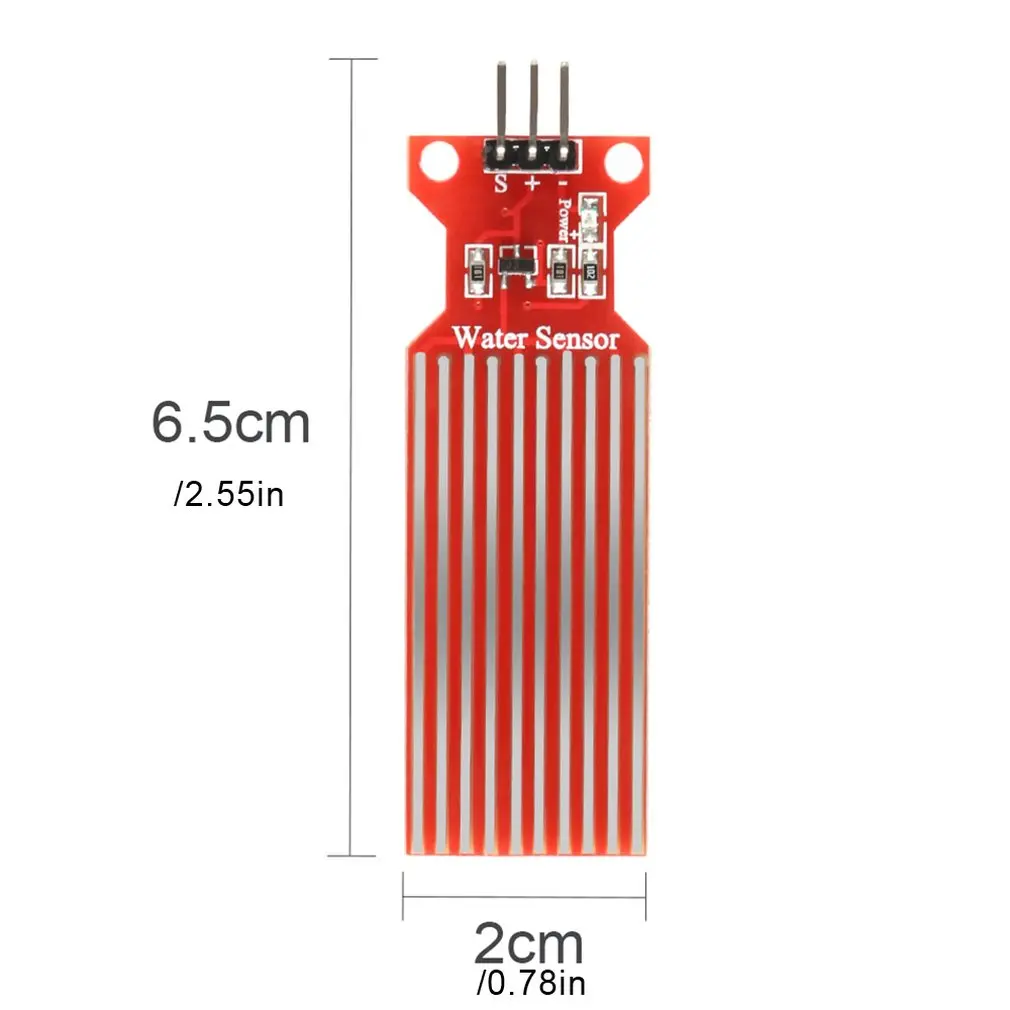 

Water Level Sensor Droplet Sensor Water Depth Detection Module Water Sensor For Uno Water Depth Detection Module