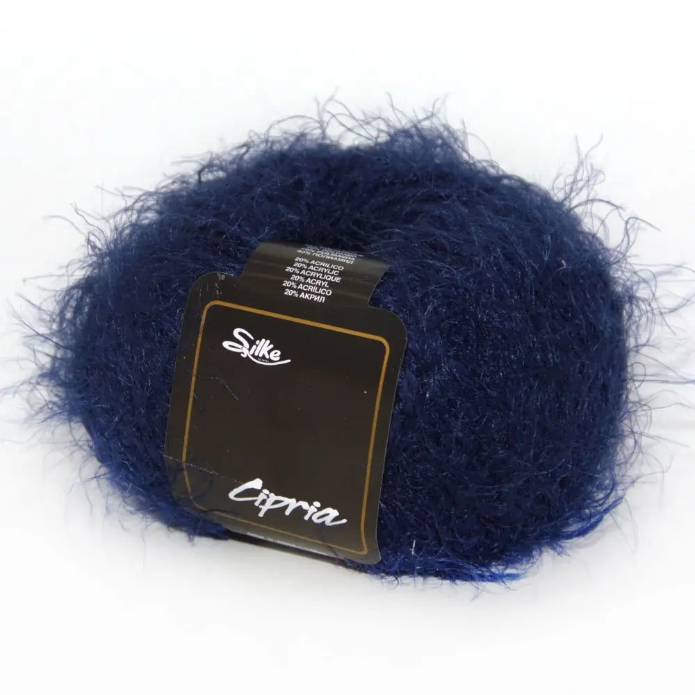 Пряжа Cipria (Silke) Италия моток 50 гр. 2 мотка в упаковке