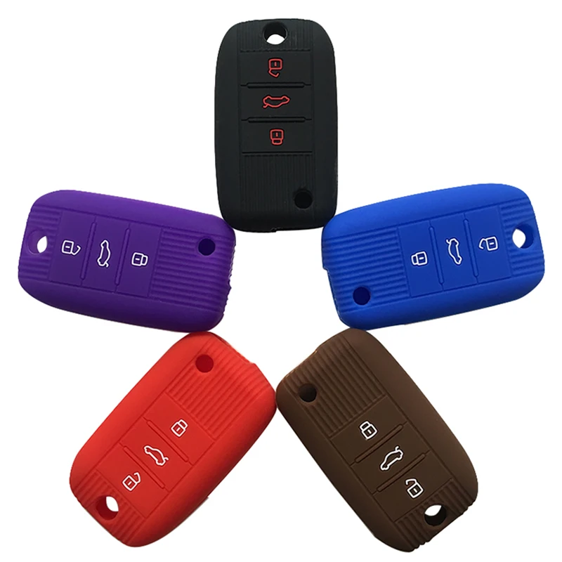 Чехол для автомобильного ключа из силикагеля Roewe Rx5 2017 год Mg Zs верхний слой