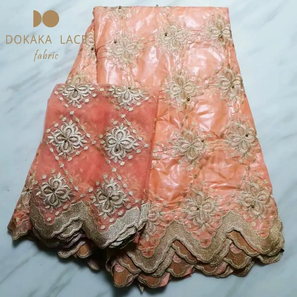 Фиолетовая кружевная ткань с бисером Baizn Riche блузка в сетку для индийских женщин