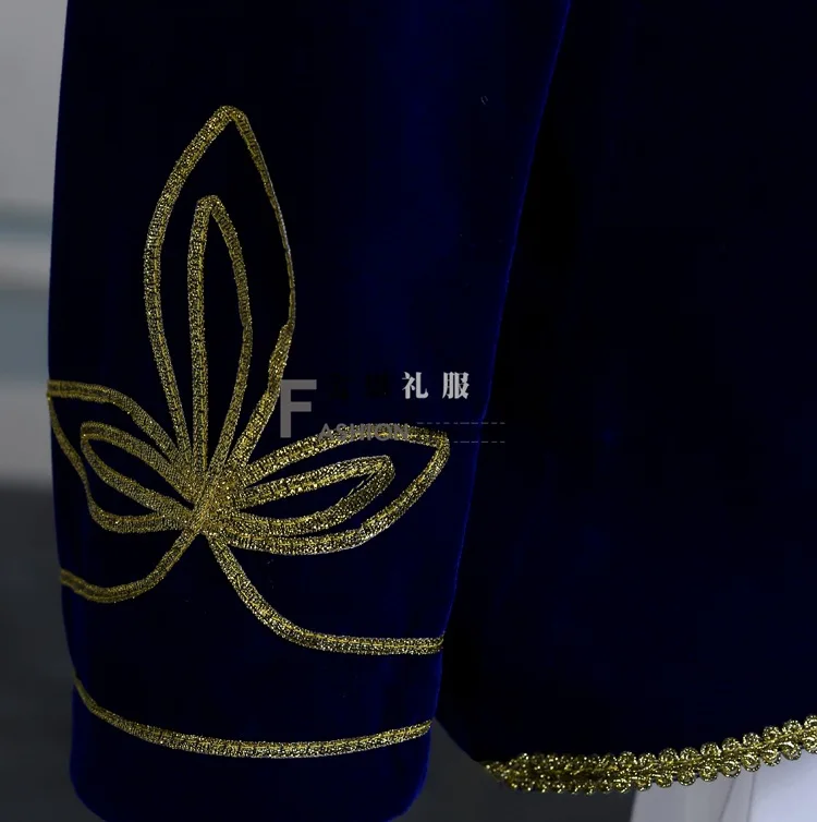 Новый костюм для выступлений пары в стиле милитари мужчин и женщин