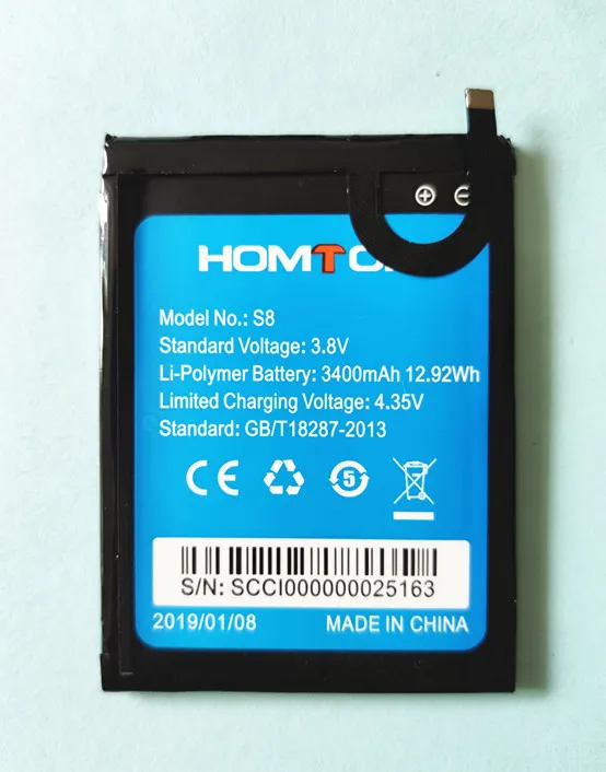 Сменный аккумулятор HOMTOM S8 5 7 дюйма 3400 мА · ч для смартфона | Мобильные телефоны и