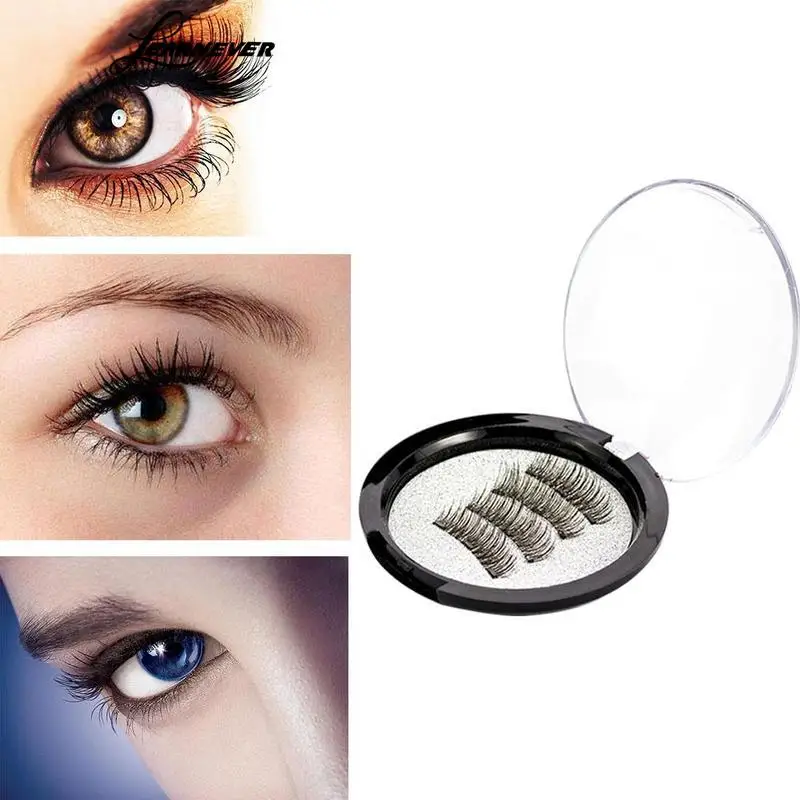 3D Magnetic Eyelashes Magnet Magnetic Lashes Magnetic Eyelashes Makeup False Tool Magnetic Eyelash Extension F6O7