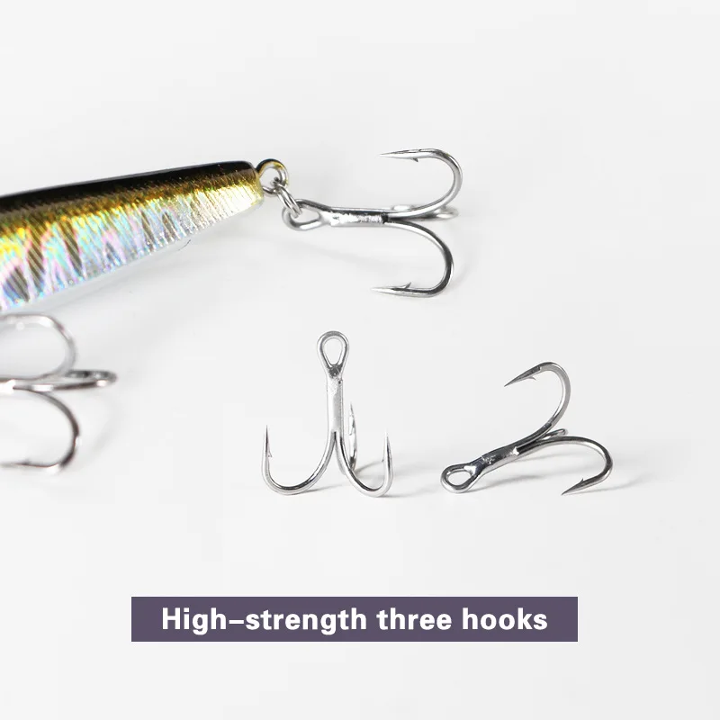 

1 Pcs Super Long Range Underwater Pencil Light Sea Water Sub Bait Flying System Strengthening Hook 13g16g Bait Artificial