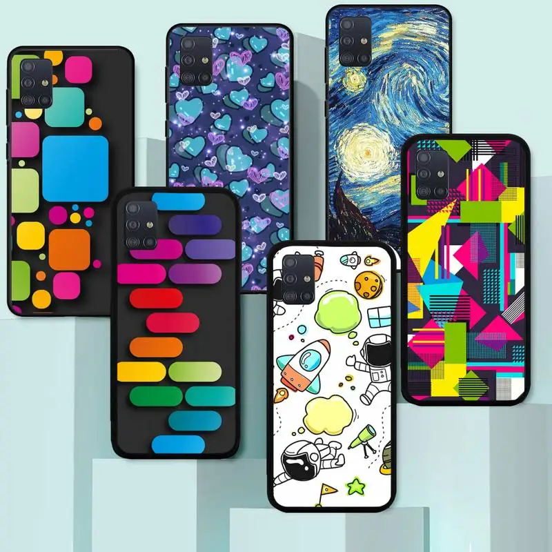 

Colorful Cute Pattern Newly Arrived Phone Case For Samsung A30 A20 A20S A10 A10S A9 A8 A6 A6S A40 STAR Lite Cover Coque