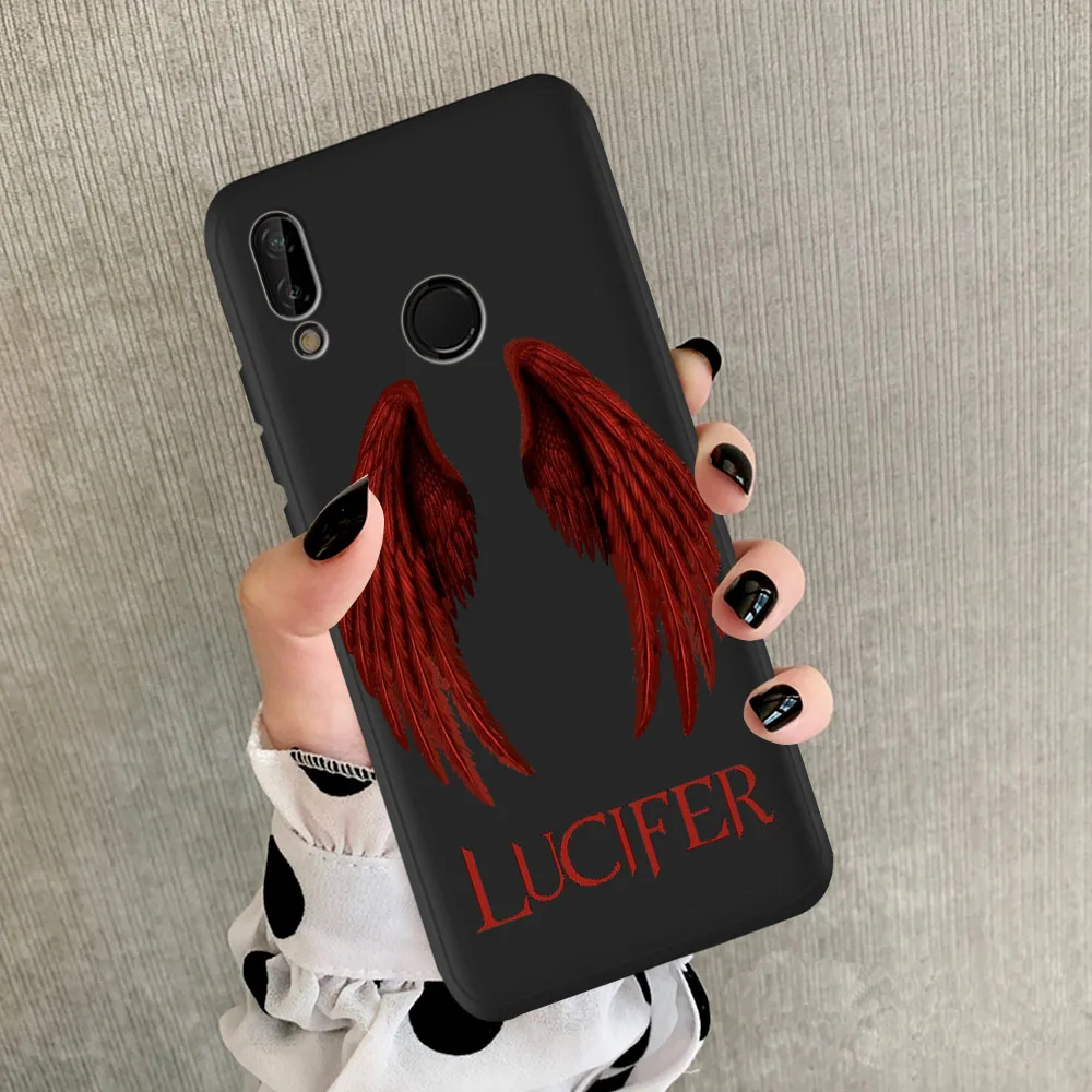 2020 American TV Lucifer phone Case black cover For Huawei P40 Lite Pro P20 P30 P8 P10 Mate 20 30 | Мобильные телефоны и