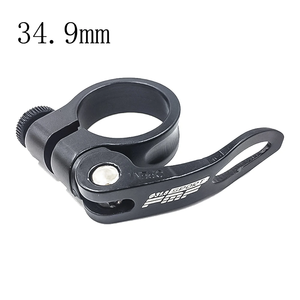 34.9 black MTB велосипеда 31,8/34,9 мм зажим из алюминиевого сплава сиденье для горных велосипедов полюс зажим для трубы - Цвет: 34.9 black