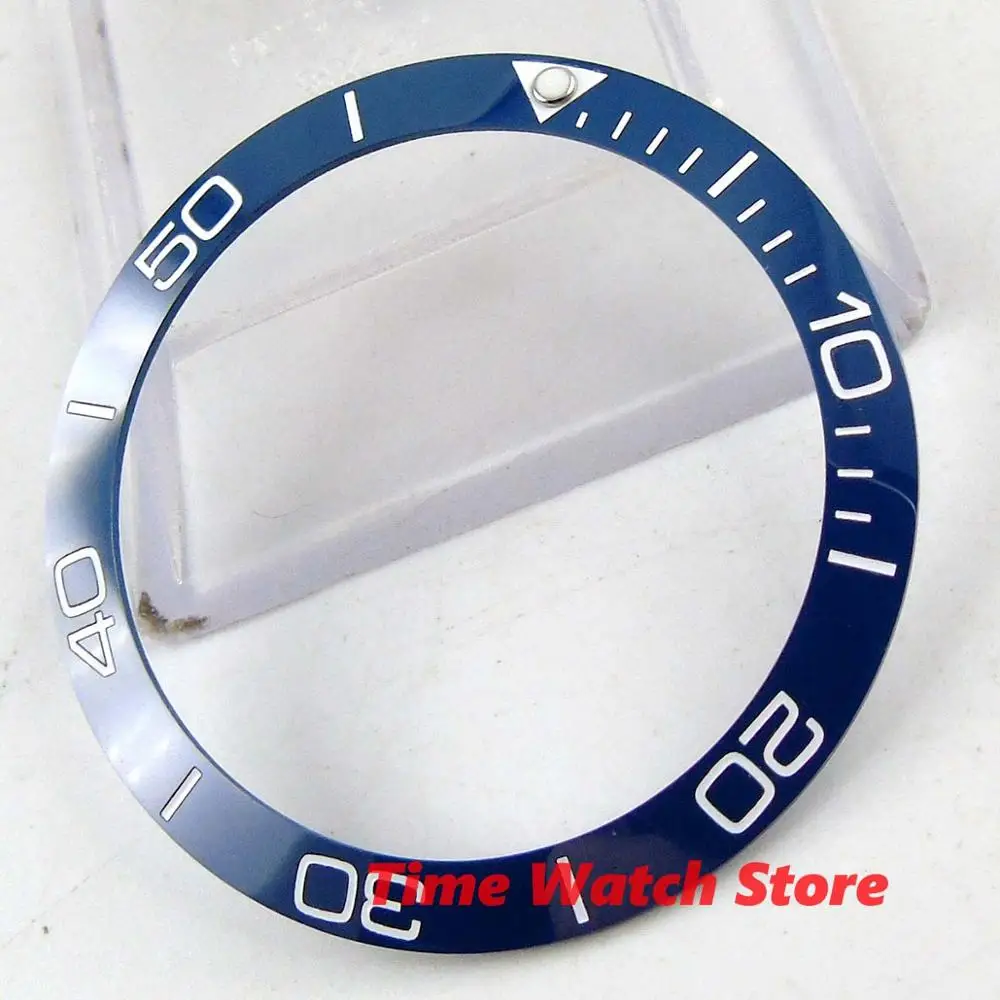 38 мм новый высококачественный синий керамический ободок для часов B63 | Наручные