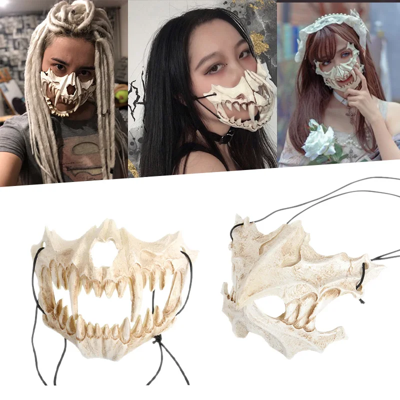 Японская Маска Dragon God экологичные маски из искусственной кожи унисекс для