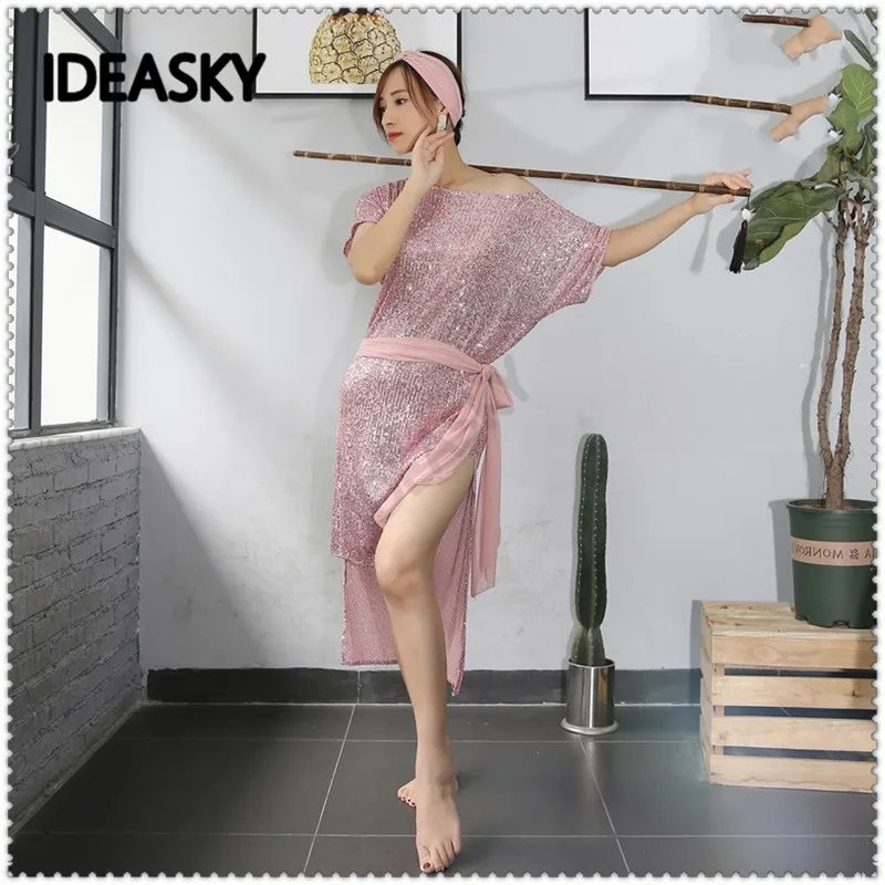 Женское платье с блестками Bellydance для танца живота 4 предмета | Тематическая