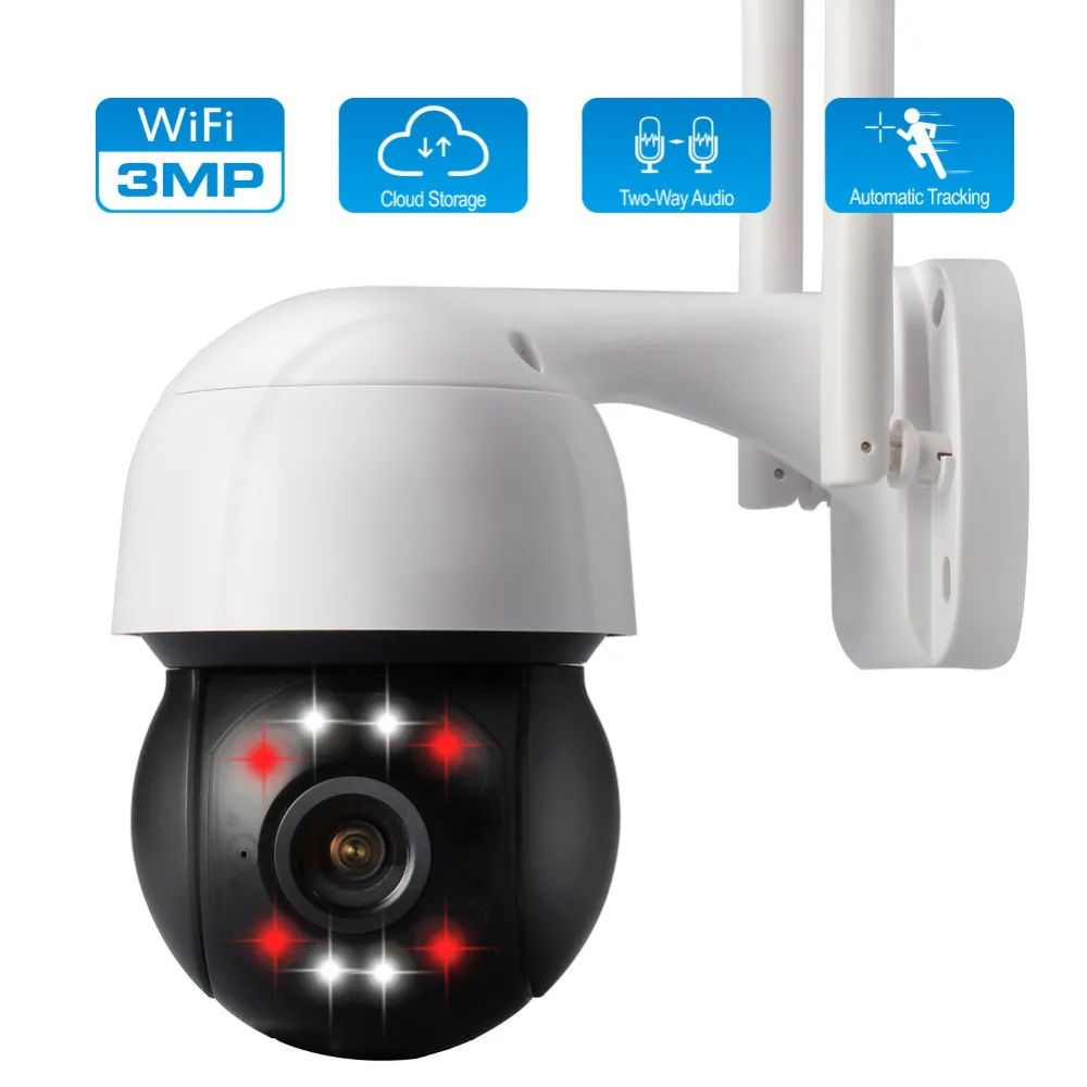 1080P PTZ WIFI IP камера беспроводная HD Домашняя безопасность ИК-камера купольная аудио