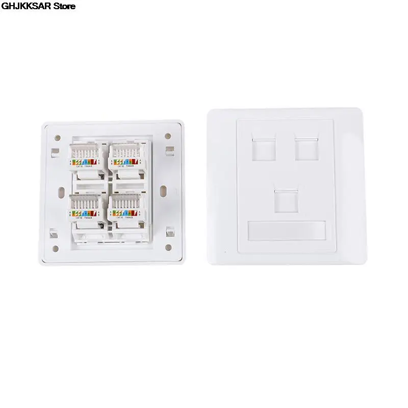 

1 порт, 2 порта, 3 порта, 4 порта типа s 86 компьютерная панель CAT5E сетевой модуль RJ45 кабель интерфейсная розетка настенная розетка 1 шт.