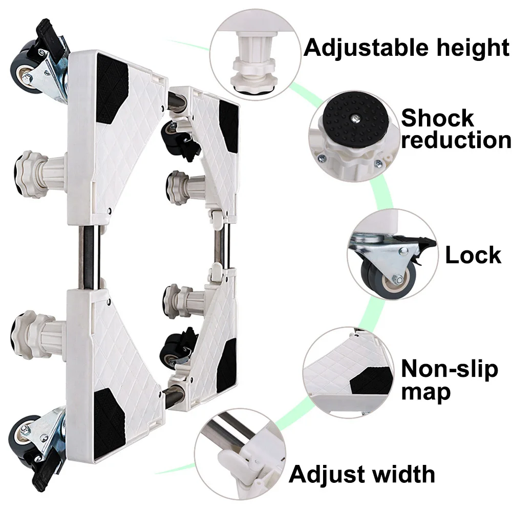 Универсальное подвижное регулируемое основание с 4 фиксирующими поворотными