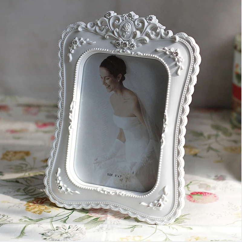 6/7/8/10 дюймов свадебные фоторамки для рабочего стола в пасторальном стиле белая
