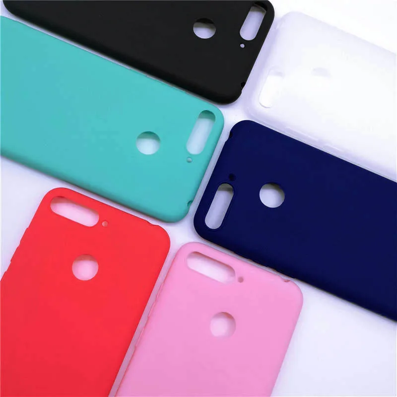 Чехол для Huawei Honor 7A pro 5 7 дюйма искусственный чехол A силиконовый мягкий бампер |