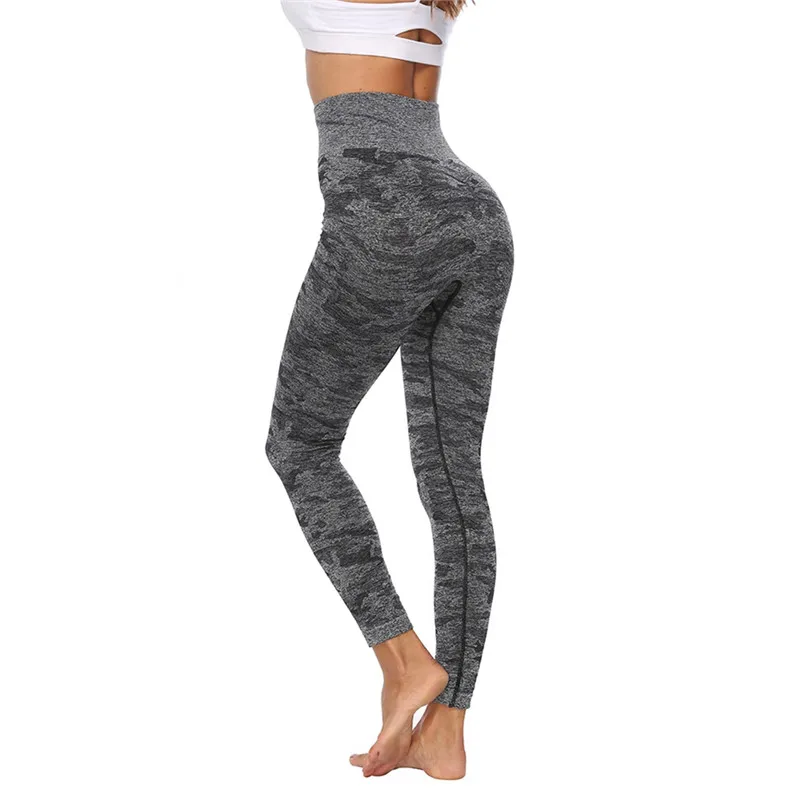 

Hot Sale Women Sexy Yoga Pants Gym Leggings Slim Fitness High Waist Legging Workout Running Leggings Seamless Skinny Pant 2020