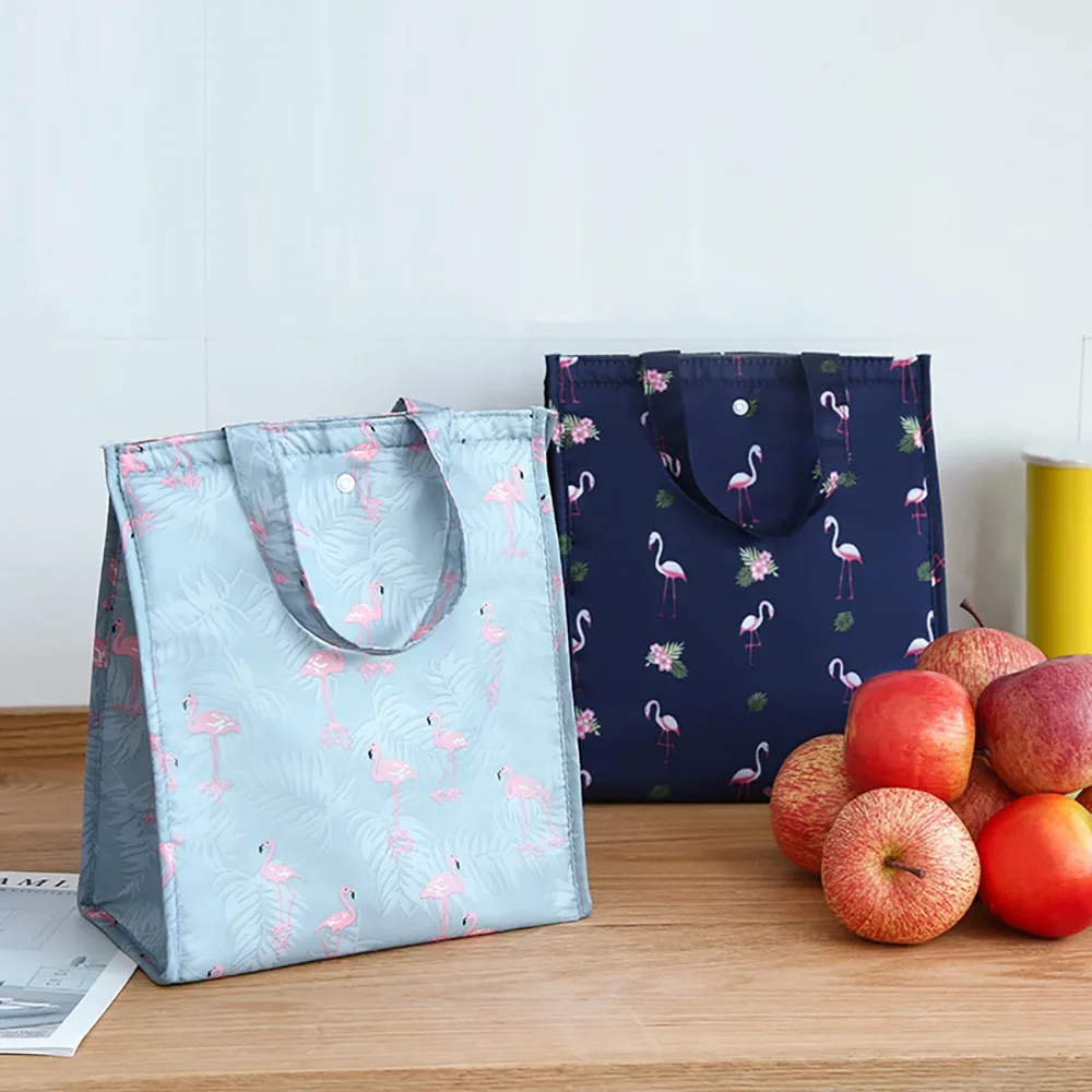 

Portable Insulated Lunch Bag Box Picnic Tote Cooler Bag