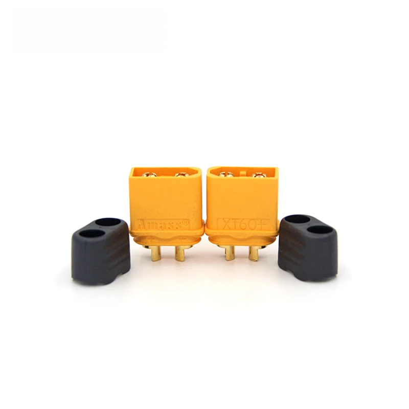 

1Pairs Amass XT60H Plug Male and Female 3.5mm golden Plated Bullet Connectors with Lock Protective Sleeve for RC Lipo Battery