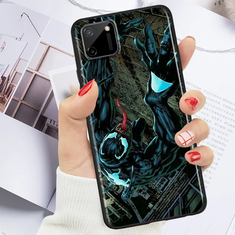 Злодей чудо-яд для OPPO Realme GT Explorer Master Neo Flash Edition C21 C20 C15 C11 C3 мягкая черная