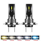 Лампы светодиодсветодиодный для автомобильных фар, 2 шт., H4, H7, H11, H1, 3000K, 6000K, 12000K, 9005, HB3, 9006, HB4, H8